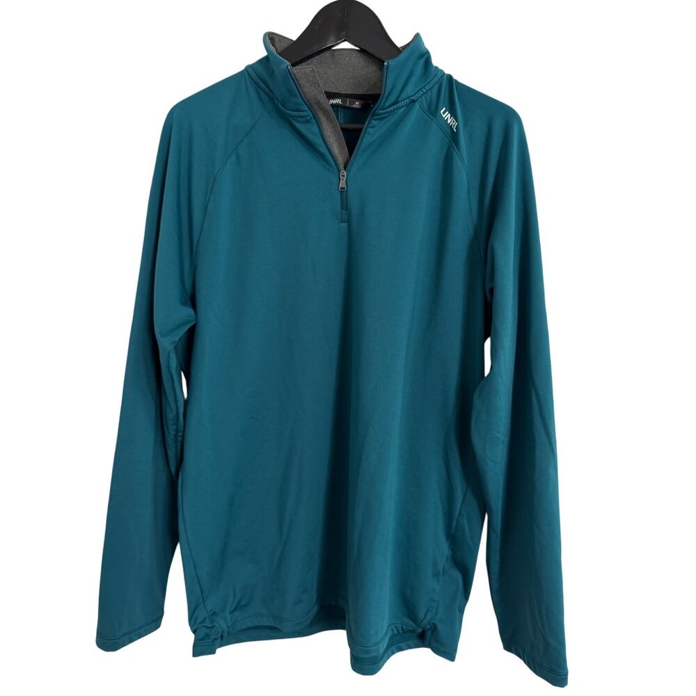 UNRL Brand Dark Teal 1/4-Zip Size Medium